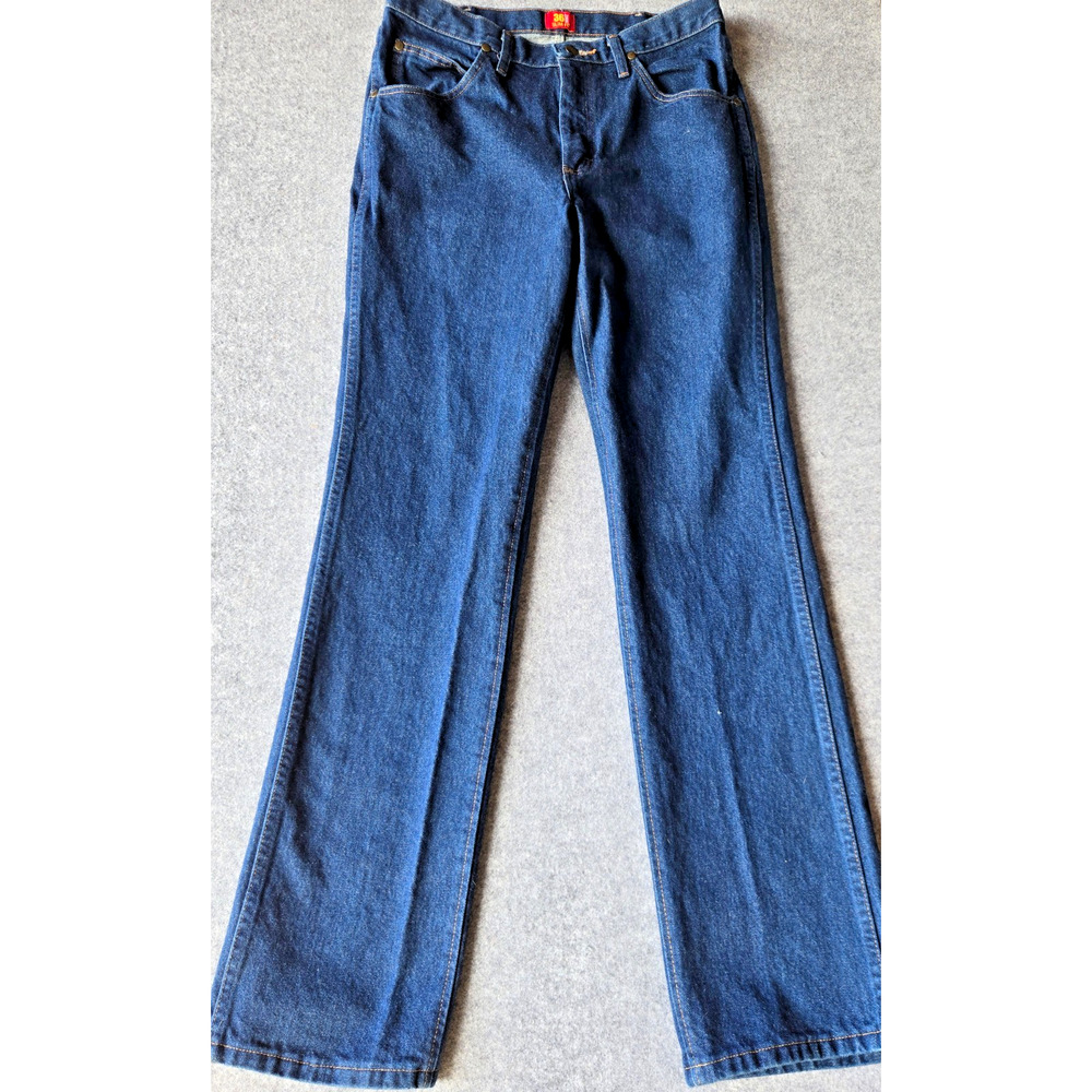Wrangler Jeans Men's Cowboy Cut 36MWZPD Blue Slim Fit 32x35 100% Cotton